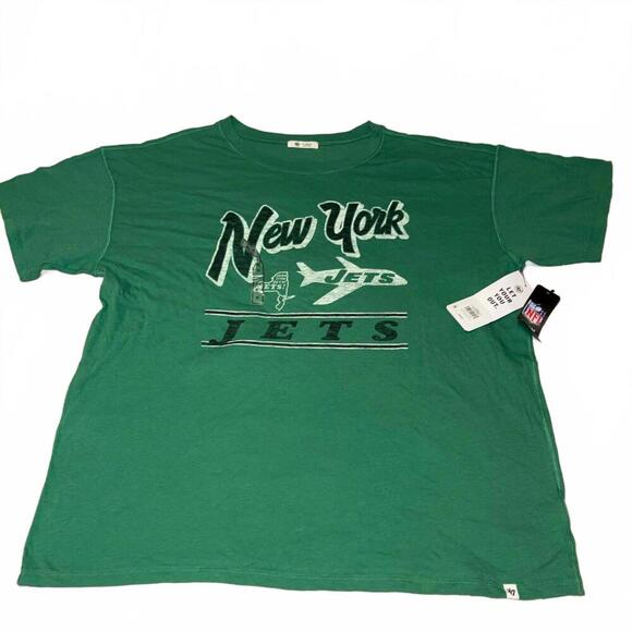 NFL Tops - New New York Jets NFL Unisex Woman’s XL Green T-Shirt Size XL Football NWT Jets